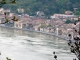 vue sur la ville au bord du Rhône