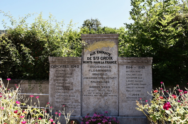 Monument-aux-Morts - Sainte-Croix