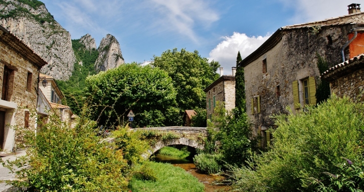 Le Village ( Pont vieux et la Vèbre ) - Saou