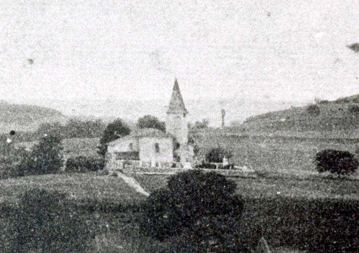 L'église en 1910 - Tersanne