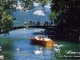 Photo suivante de Annecy Le Canal et ses bateaux - Le Pont des Amours (carte postale de 1980)-