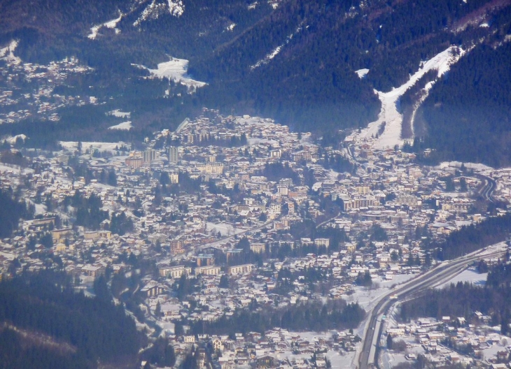 Depuis le haut de Bellevue - Chamonix-Mont-Blanc