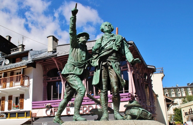 Sculpture ( détail ) - Chamonix-Mont-Blanc