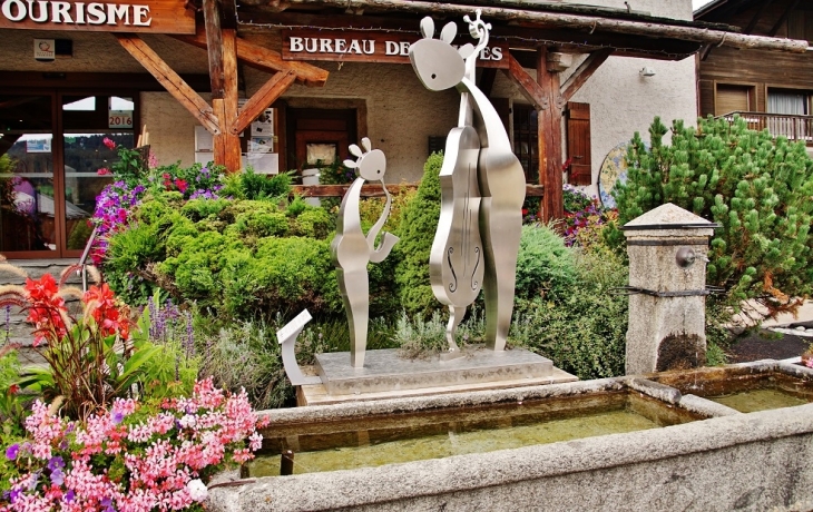 Sculpture de Charles-Stratos - Praz-sur-Arly