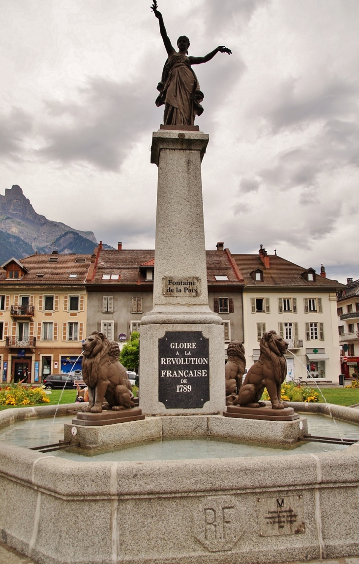 Fontaine de la Paix - Sallanches