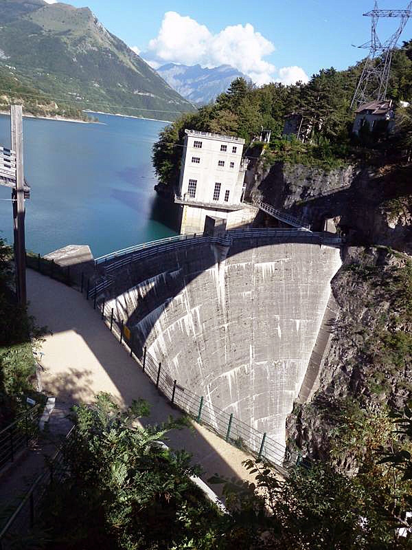 Le barrage du Sautet - Pellafol
