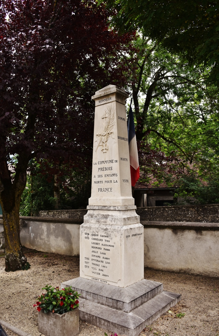 Monument-aux-Morts - Prébois