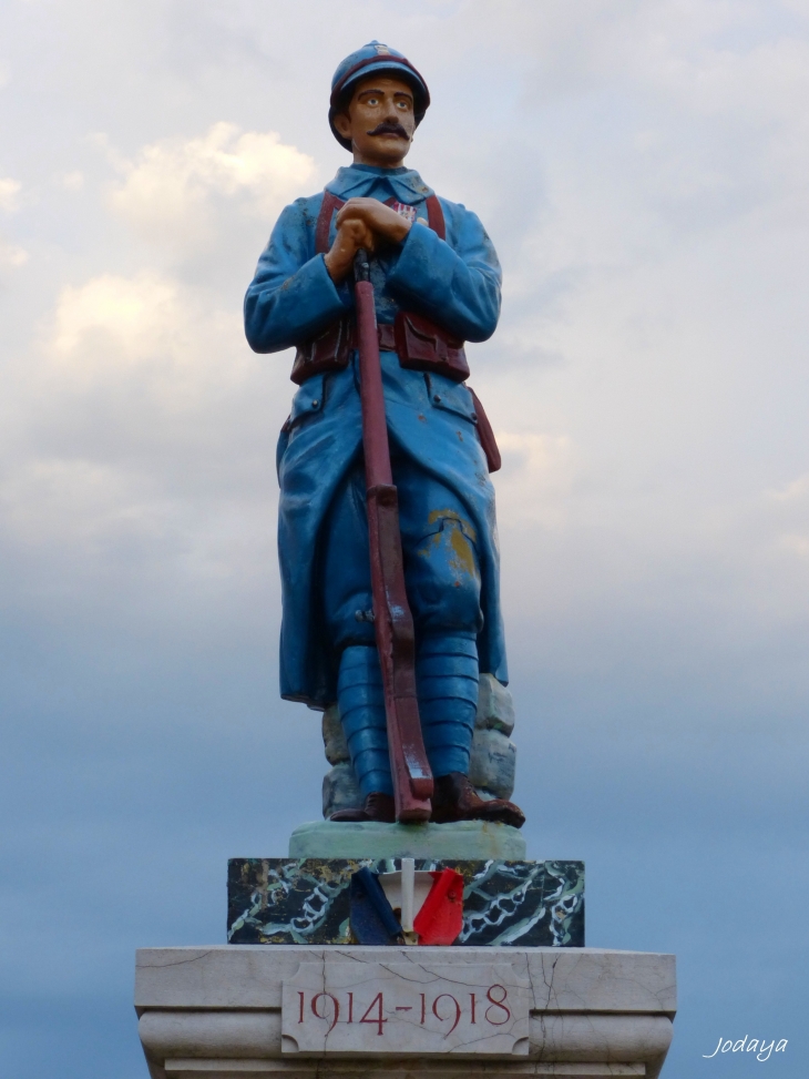 Saint Agnin sur Bion. Le Soldat bleu. - Saint-Agnin-sur-Bion