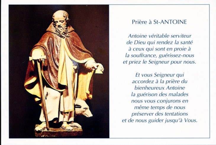 Saint Antoine L'Hermite (carte postale). - Saint-Antoine-l'Abbaye