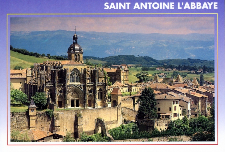 Vue générale (carte postale). - Saint-Antoine-l'Abbaye