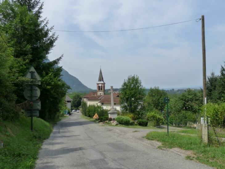 L'entrée du village - Saint-Gervais