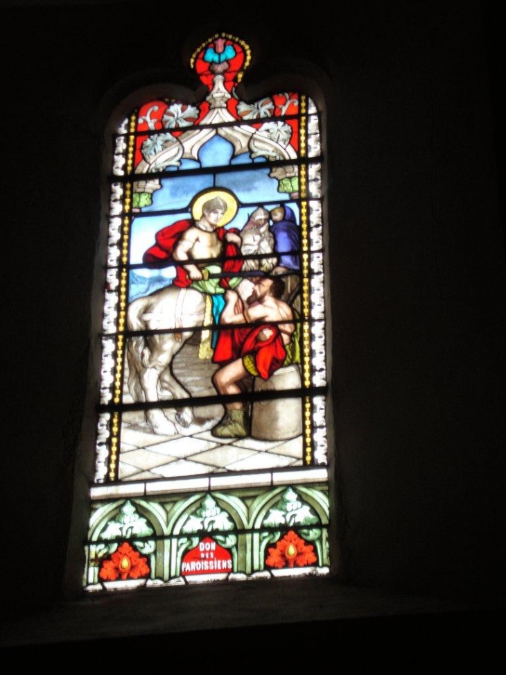 Marclopt (42210) vitrail Saint Martin