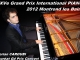 XVe Grand PRIX International de PIANO Montrond les Bains  France
