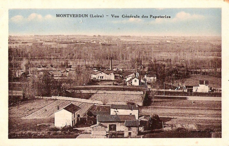 Vue générale de la papeterie - Montverdun