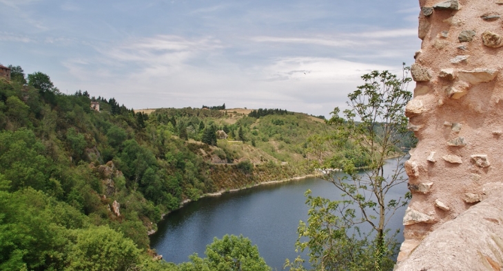 Lac de Villerest ( Vu de st Jean-St Maurice sur-Loire ) - Saint-Jean-Saint-Maurice-sur-Loire