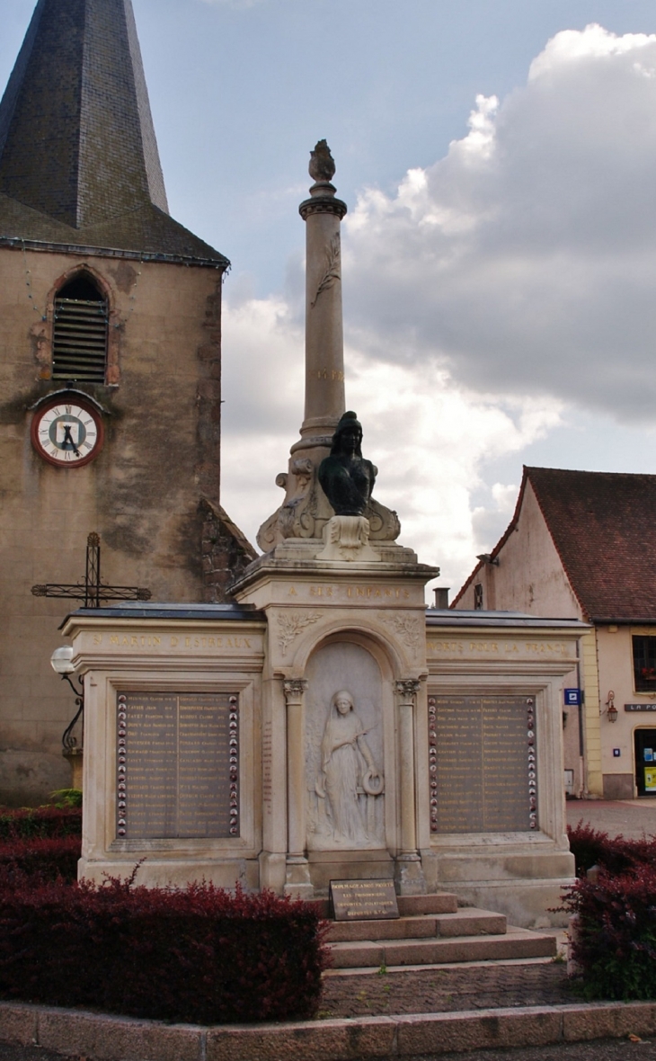Monument aux Morts - Saint-Martin-d'Estréaux
