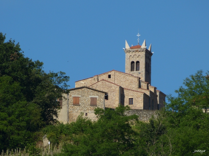 Saint-Michel-sur-Rhône. L'église.