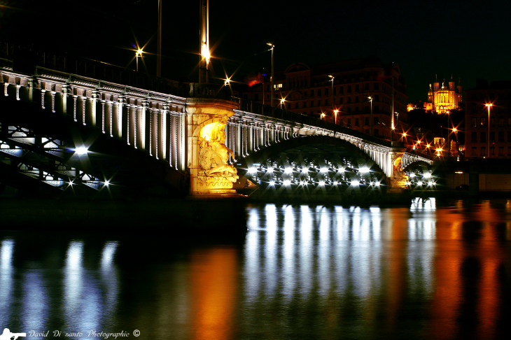 Pont Lafayette de nuit - Lyon