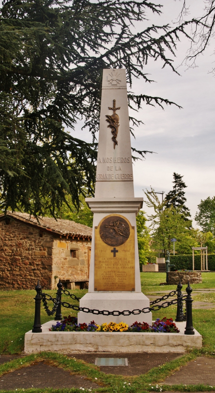 Monument aux Morts - Marcy-l'Étoile