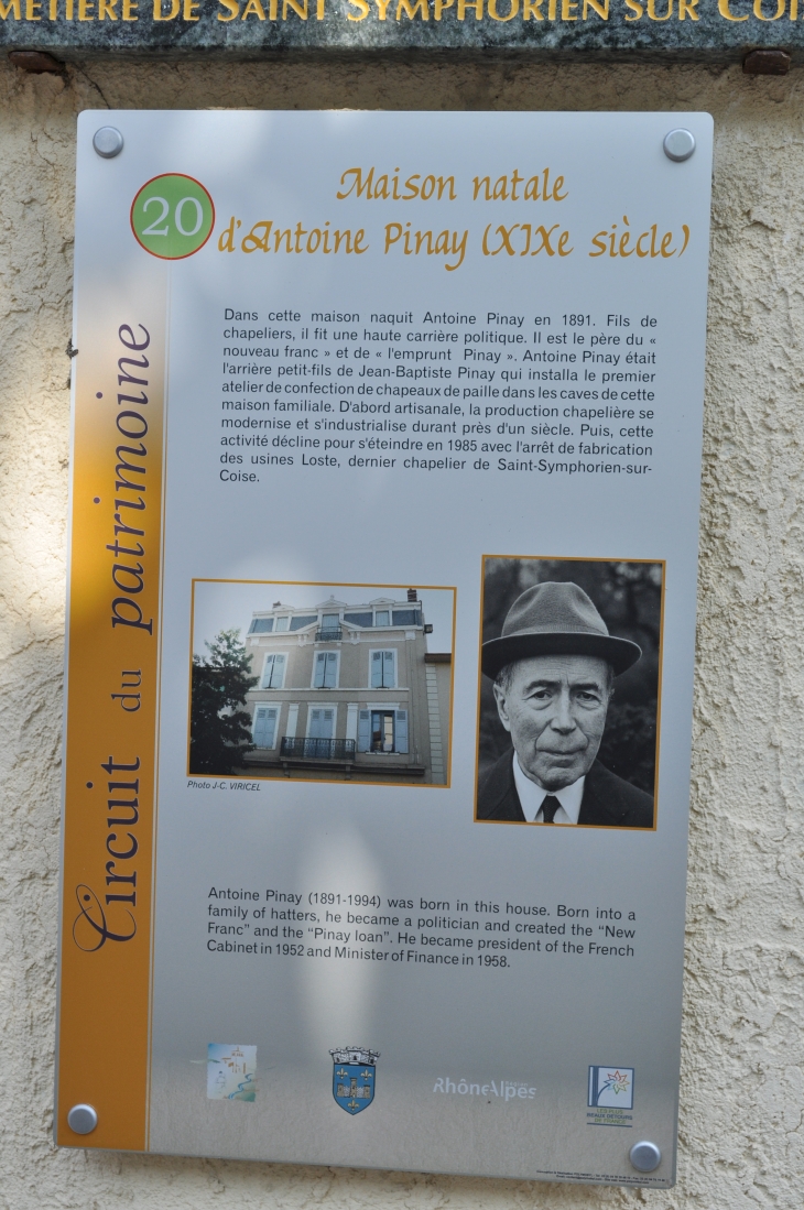 La Maison natale d'Antoine Pinay - Saint-Symphorien-sur-Coise