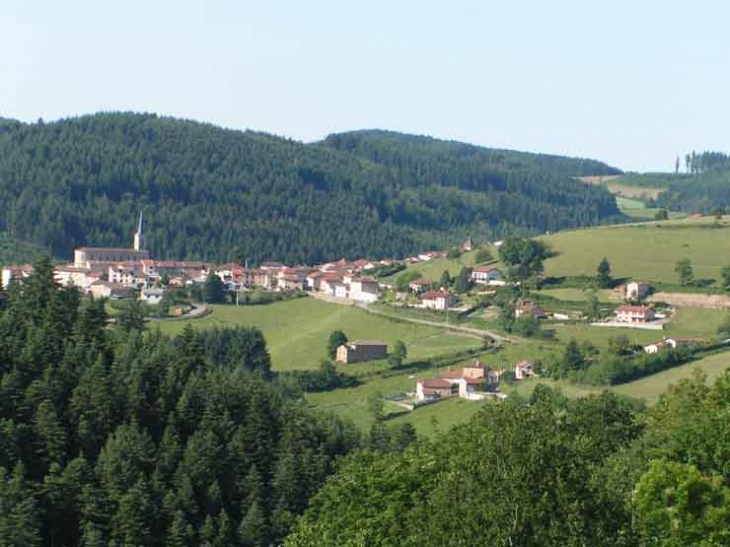 Photo prise en haut du village - Saint-Vincent-de-Reins