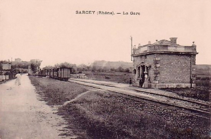 Gare du tacot - Sarcey