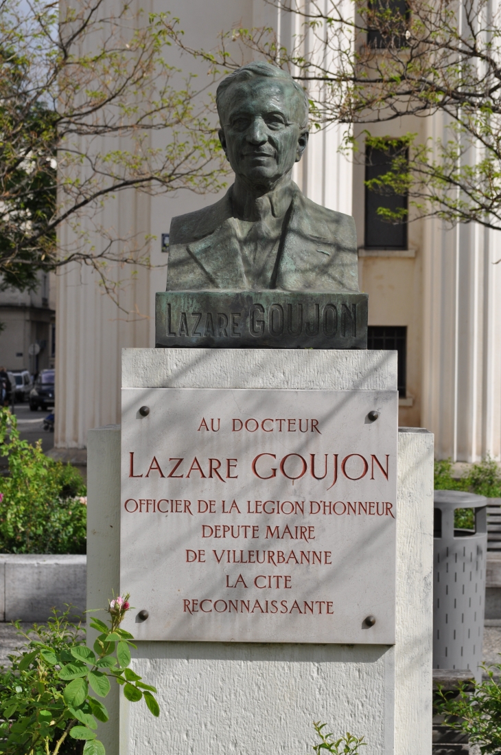 Buste de Lazare Goujon - Villeurbanne