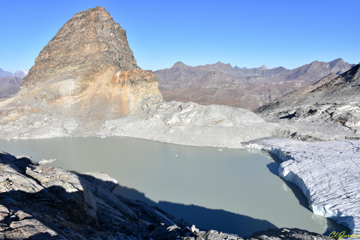 Lac & glacier du grand Méan - le mont Séti - Bonneval-sur-Arc