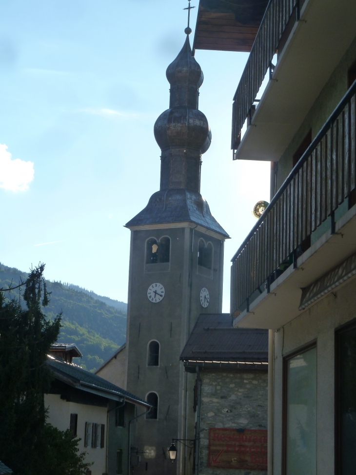 Vue sur le clocher - Bozel
