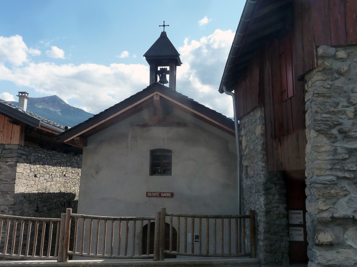 PRE GIROD : la chapelle Sainte Barbe - La Côte-d'Aime