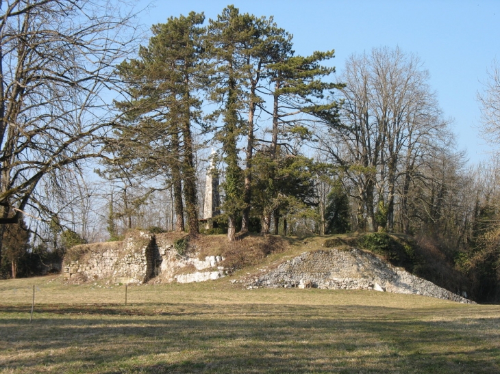 Ruines de l'ancien château de Béatrice de Savoie - Les Échelles