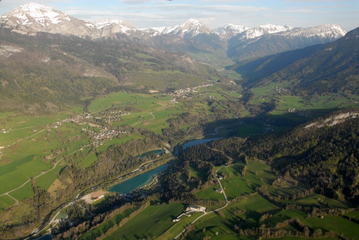 Vue aérienne - Lescheraines