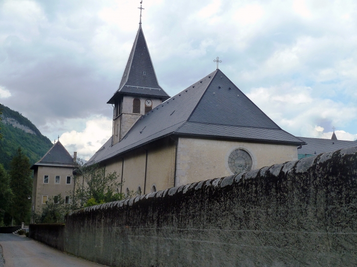 Abbaye de Tamié : l'église - Plancherine