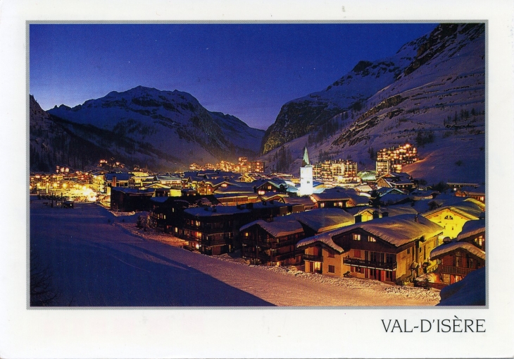 Vue générale (carte postale de 1996) - Val-d'Isère